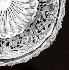 画像8: 純銀製(925)  AMERICAN SILVER  超美透かし　コンポート (8)