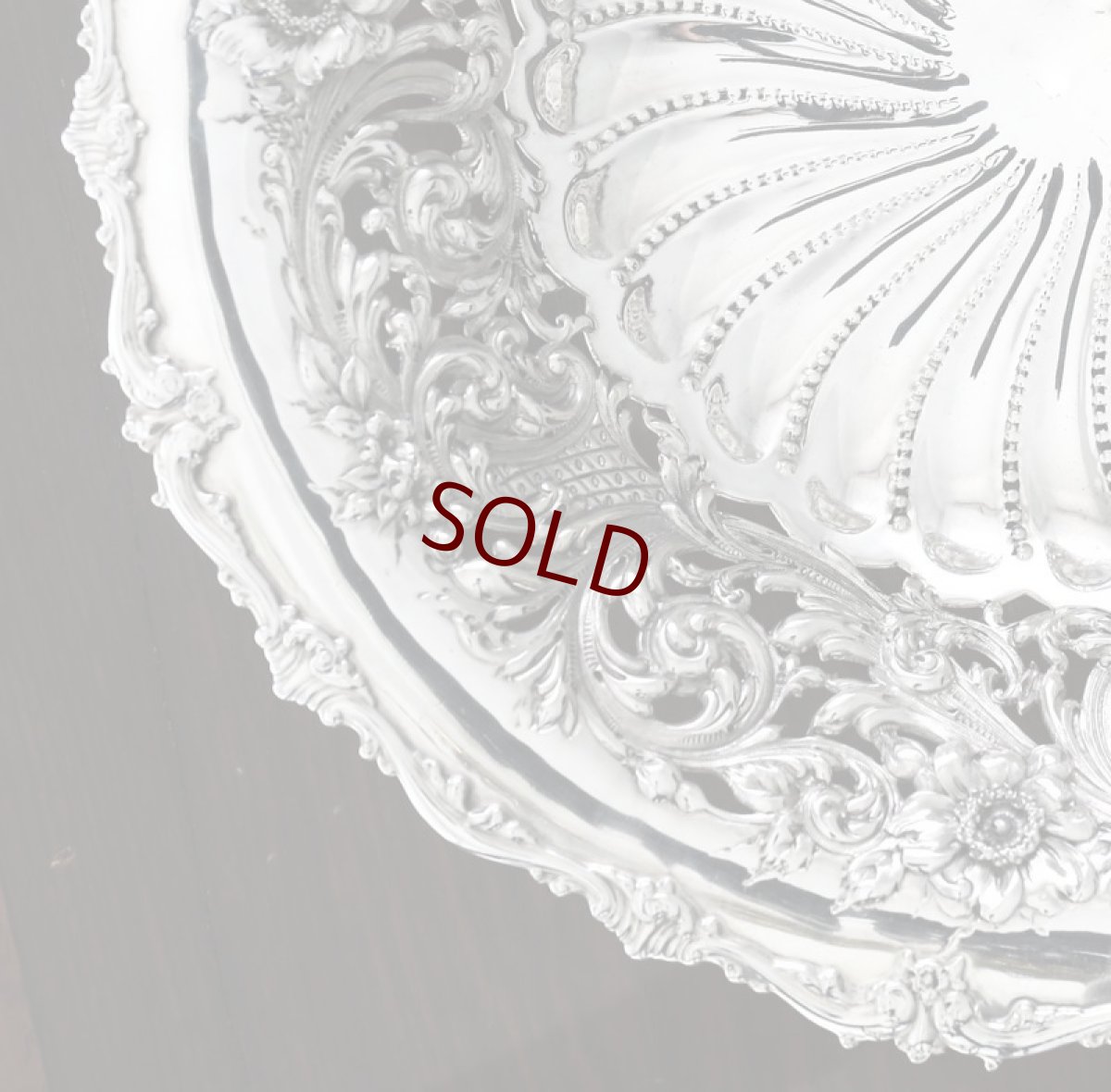 画像7: 純銀製(925)  AMERICAN SILVER  超美透かし　コンポート (7)