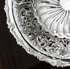 画像7: 純銀製(925)  AMERICAN SILVER  超美透かし　コンポート (7)