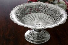 画像4: 純銀製(925)  AMERICAN SILVER  超美透かし　コンポート (4)