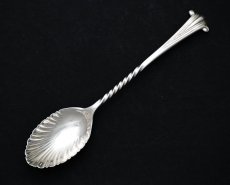 画像3: 純銀製（925）1890年 　貝のシェイプのスプーン5本セット (3)