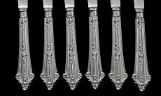 画像3: 純銀（９２５）1905年　エレガントな純銀ハンドル　スコーンナイフセット (3)