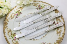 画像4: 純銀（９２５）1905年　エレガントな純銀ハンドル　スコーンナイフセット (4)