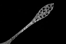 画像4: シルバープレート製　北欧　透かし細工　スプーン　５本セット (4)