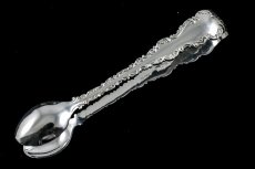 画像5: シルバープレート製　白蝶貝ハンドルティーストレイナー＆　シュガートングセット (5)