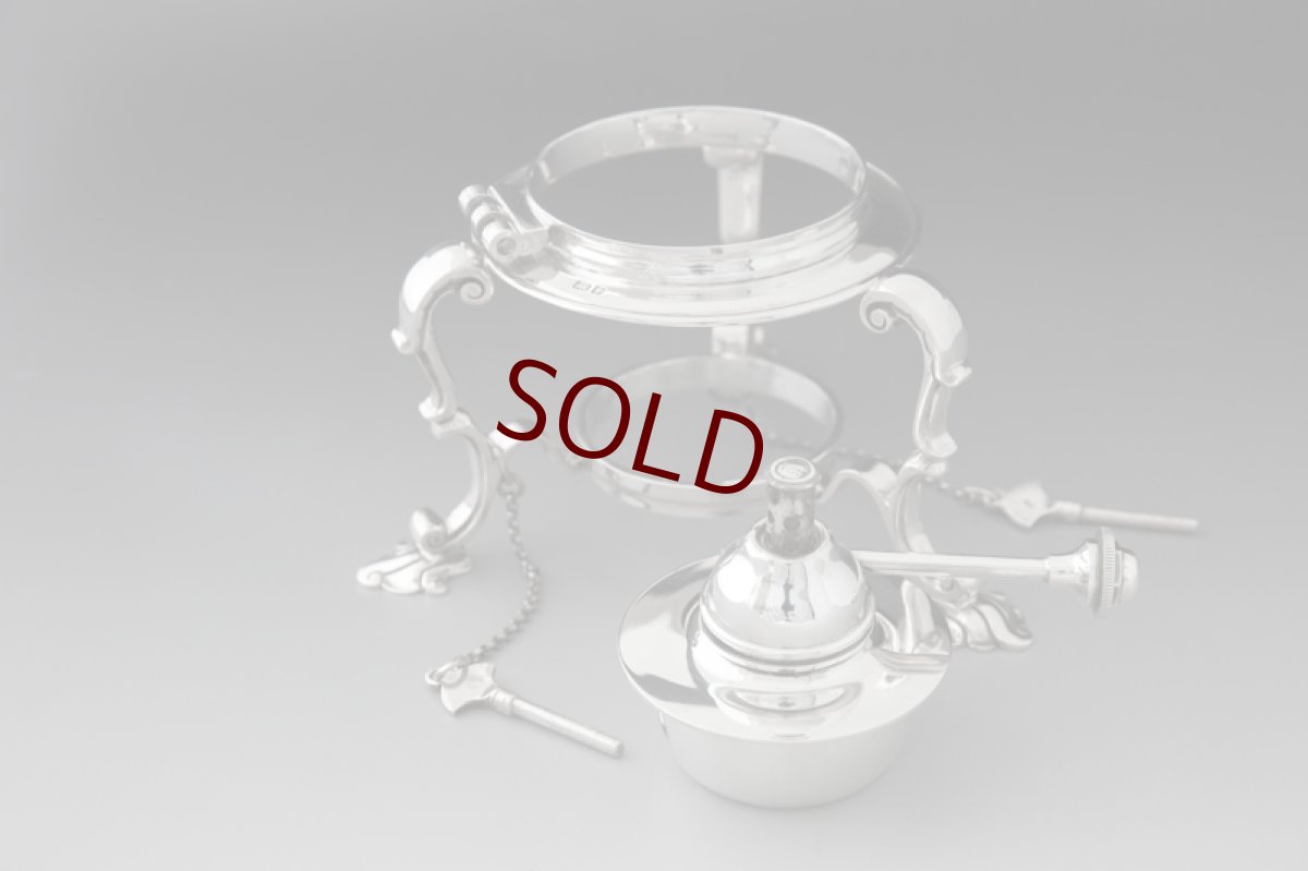 画像5: 純銀製（925）　1938年 　重厚　鏡面が美しい　ティーケトル (5)