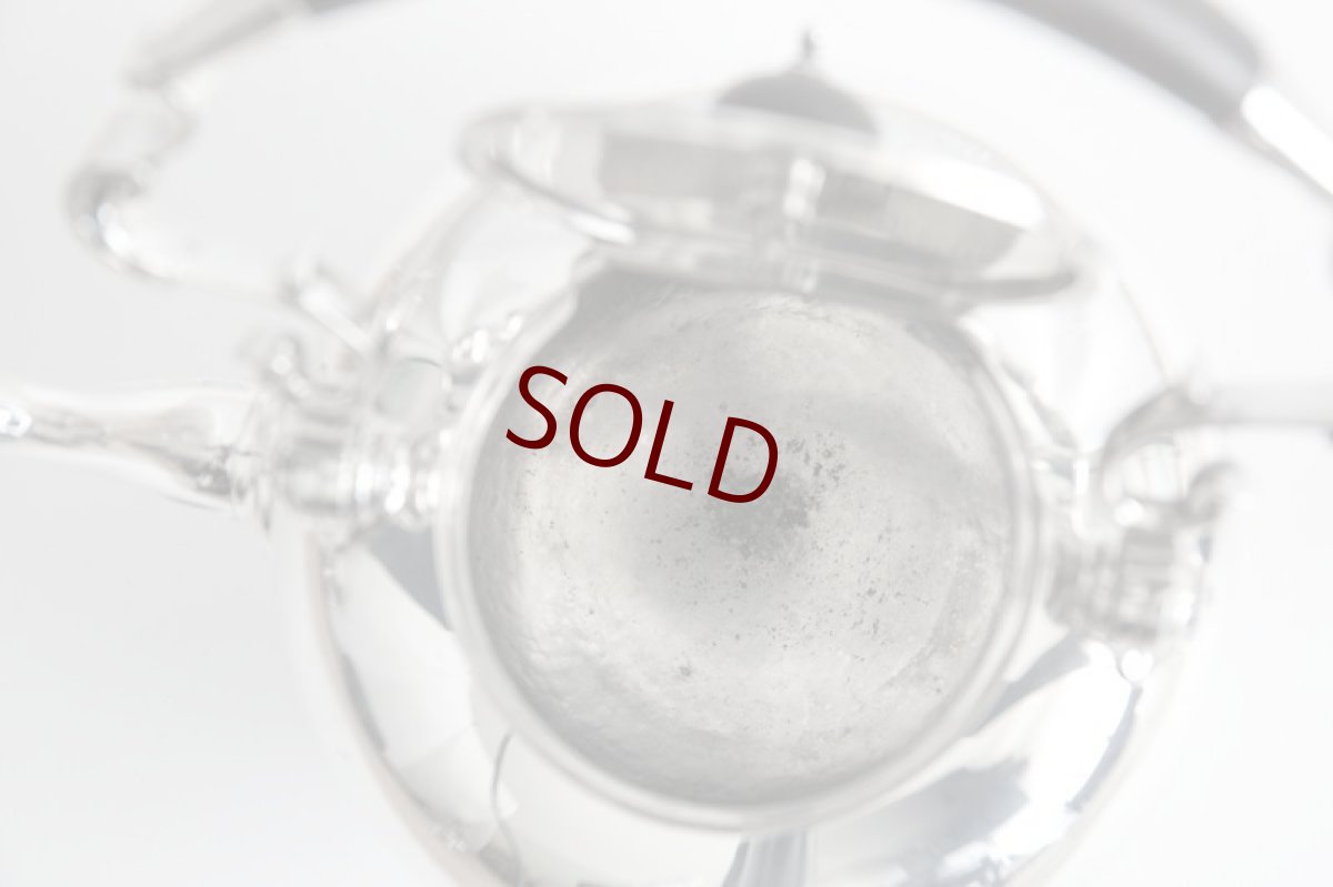 画像10: 純銀製（925）　1938年 　重厚　鏡面が美しい　ティーケトル (10)