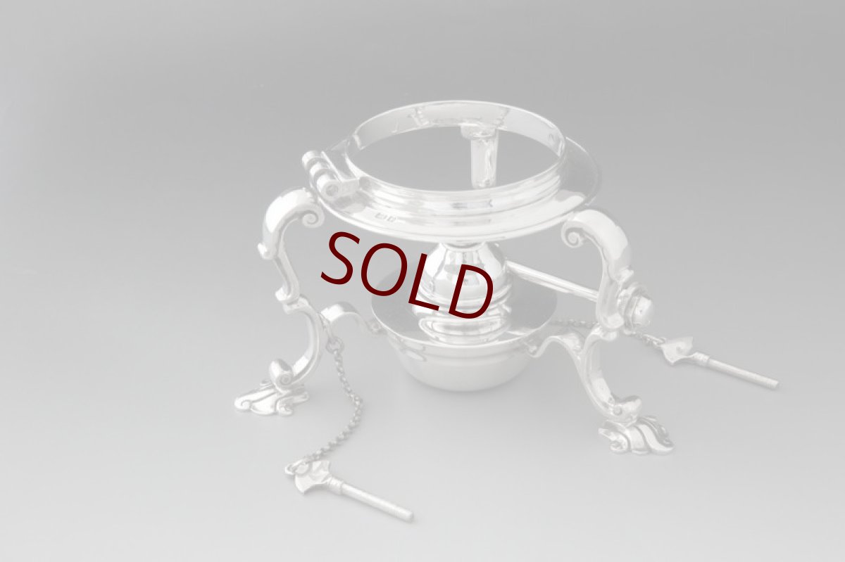 画像4: 純銀製（925）　1938年 　重厚　鏡面が美しい　ティーケトル (4)