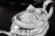 画像5: シルバープレート製　1901年　Atkin Bros ハンドエングレーブメント お花とスクロール小さめ　ティーコーヒー4点セット