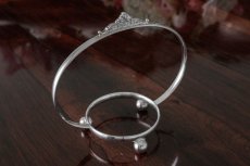 画像5: シルバープレート製 1930年前後 フリルの縁飾りが素敵な ジャムディッシュ (5)