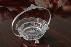 画像3: シルバープレート製 1930年前後 フリルの縁飾りが素敵な ジャムディッシュ (3)