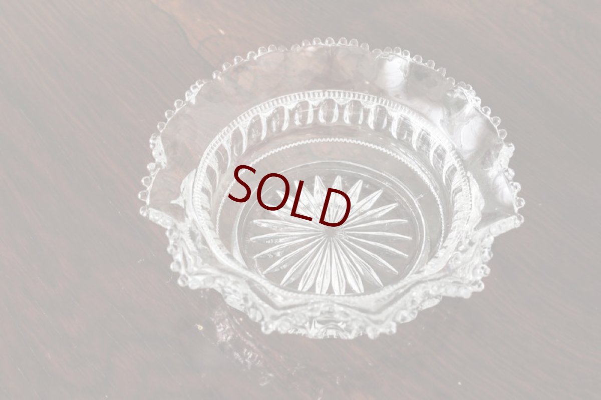 画像6: シルバープレート製 1930年前後 フリルの縁飾りが素敵な ジャムディッシュ (6)