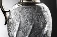 画像5: 純銀製（925）1896年　特級　ウェッブスタイル　特級　　インタリオ　エングレービング　クリスタルグラス　クラレットジャグ 