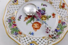 画像5: 純銀製（830）　ロココ調透かし細工ハンドル　透かし縁飾り　ジャムスプーン (5)