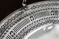 画像5: 純銀製（925）1782年　希少 特級　ヘスターベイトマン　透かし細工　ラージ　ケーキバスケット (5)