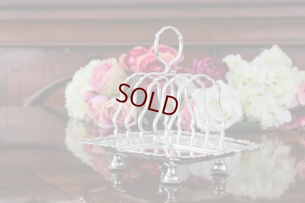 画像2: シルバープレート製　ヴィクトリアン後期　Atkin Bros. トーストラック