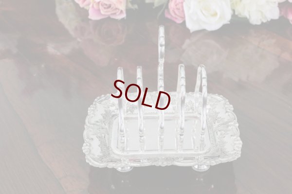 画像3: シルバープレート製　ヴィクトリアン後期　Atkin Bros. トーストラック