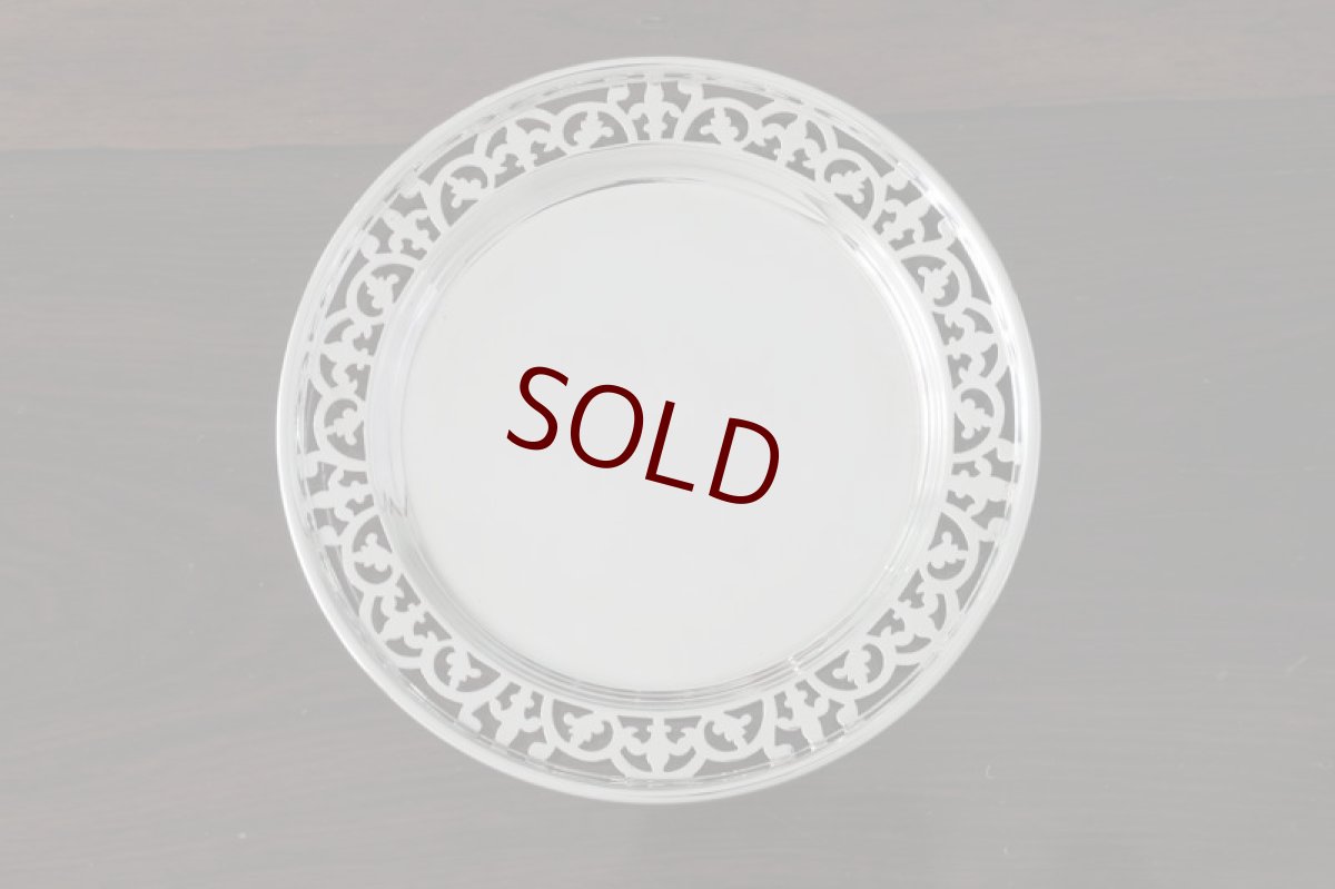 画像3: シルバープレート製　1930年代　透かし細工　二段　アフタヌーンティー用　ケーキスタンド  (3)