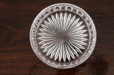 画像9: シルバープレート製　1900年前後　美装飾　ハンドカットクリスタルグラス　バターディッシュ (9)