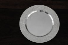 画像6: シルバープレート製　1900年前後　美装飾　ハンドカットクリスタルグラス　バターディッシュ (6)