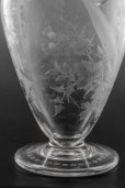 画像11: 純銀製（925）1874年 Martin, Hall & Co.  エッチング　グラス　クラレットジャグ/ウォータージャグ (11)