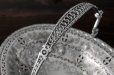画像5: シルバープレート　ヴィクトリア時代　透かし細工　手彫り彫刻　オーバルケーキバスケット 