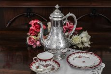 画像11: シルバープレート　ヴィクトリア時代後期　スクロールのハンドエングレービング　コーヒーポット (11)