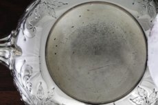 画像14: シルバープレート　ヴィクトリアン　お花の摘み、樹葉の彫刻が華麗な ティーコーヒー4点セット  (14)