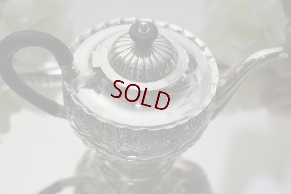 画像6: 純銀製（925）　特級　1895/1896バチェラーサイズティー＆コーヒー4点セット & トレイ