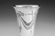画像6: 純銀製（925）1907年　リボンガーランドの　花瓶　ペアセット