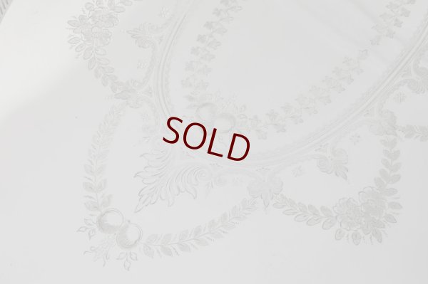 画像4: シルバープレート製　ヴィクトリア時代　手彫りエングレービング　大型ギャラリートレイ