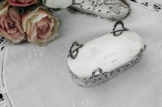 画像8: 純銀製（925）1909年 希少 アールヌーボー　お花のポプリケース (8)