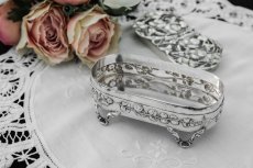 画像6: 純銀製（925）1909年 希少 アールヌーボー　お花のポプリケース (6)