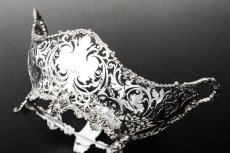 画像7: 純銀製（925）1929年　超美透かし細工　ブレッドバスケット (7)