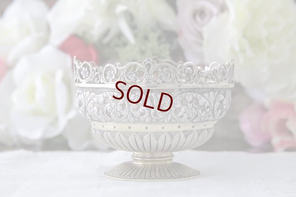 画像4: 純銀製（925）1891年　ハイヴィクトリアン/ロココスタイル　ハンドチェイシング　デザート用　シュガー、クリーム＆シフタースプーンセット 