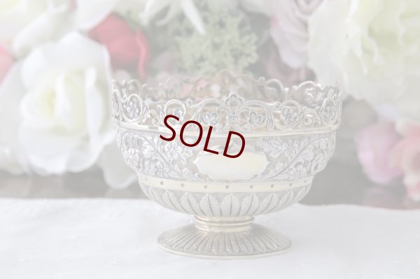 画像3: 純銀製（925）1891年　ハイヴィクトリアン/ロココスタイル　ハンドチェイシング　デザート用　シュガー、クリーム＆シフタースプーンセット 