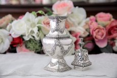 画像4: 純銀製（925）1909年　ガーランド装飾　シュガーキャスター  (4)