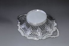 画像4: 純銀製（925）1912年　リボンガーランド　ブレッドバスケット  (4)