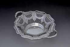 画像3: 純銀製（925）1912年　リボンガーランド　ブレッドバスケット  (3)