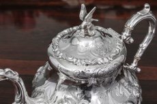 画像5: シルバープレート製　ヴィクトリア時代後期　ルイスタイル　ティー＆コーヒー　4点セット (5)