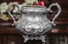 画像6: シルバープレート製　ヴィクトリア時代後期　ルイスタイル　ティー＆コーヒー　4点セット (6)