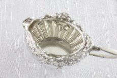 画像14: 純銀製（925）1900年　透かしの縁取り　ロココ風スクロール装飾　ティー3点セット (14)