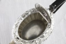 画像8: 純銀製（925）1900年　透かしの縁取り　ロココ風スクロール装飾　ティー3点セット (8)