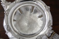 画像10: 純銀製（800）1860年前後　ベルギー製　メロン型　お花の摘み　ティー3点セット (10)