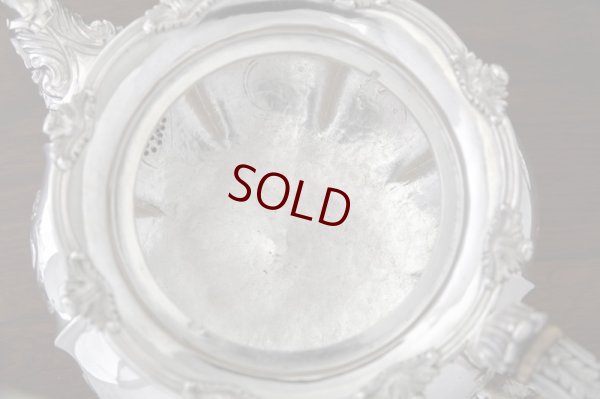 画像10: 純銀製（800）1860年前後　ベルギー製　メロン型　お花の摘み　ティー3点セット