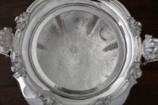 画像12: 純銀製（800）1860年前後　ベルギー製　メロン型　お花の摘み　ティー3点セット (12)