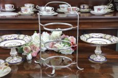 画像5: シルバープレート製　ヴィンテージ　透かし細工　三段　アフタヌーンティー　ケーキスタンド (5)