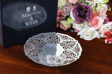 画像1: シルバープレート製　マッピン＆ウェッブ　ヴィンテージ透かし細工　ケーキスタンド (1)