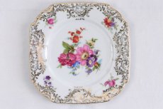 画像10: １９３０年代　チェコ製　手描き　ブーケと金彩のトリオセット１ (10)