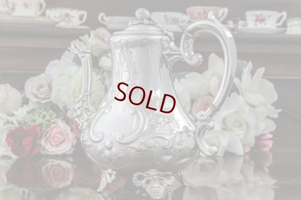 画像8: シルバープレート製　ヴィクトリア時代後期　ルイスタイル　ティー＆コーヒーセット